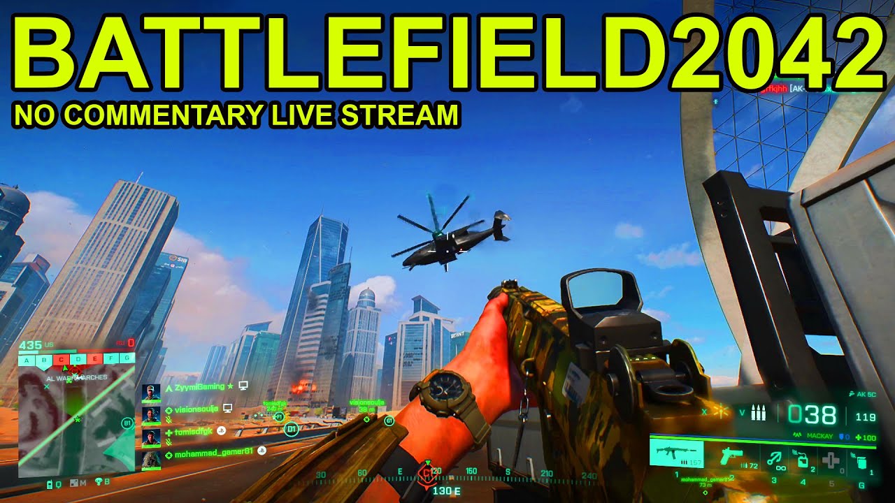 Battlefield 2042 - Conquest Gameplay Live Stream ( No Commentary ...
