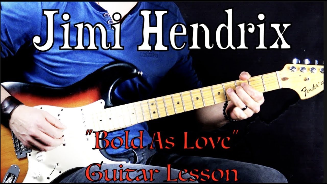 Jimi Hendrix "Bold As Love" (PART 1) Rock Guitar Lesson (w/Tabs