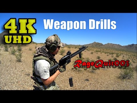 4K UHD Weapon Drills - Sony Action Cam - RageQuit003