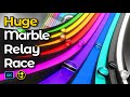 Huge Marble Relay Race | #marblerun #animation #marblerace #blender #marbles