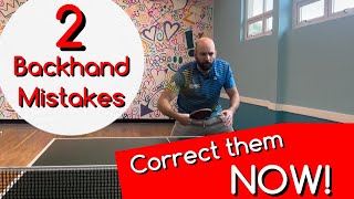 If you’re NOT making these mistakes, you’ll have a solid Backhand Attack (Backhand tutorial)