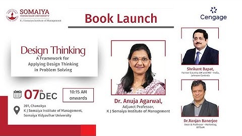 Book Launch | Design Thinking | Dr. Anuja Agarwal
