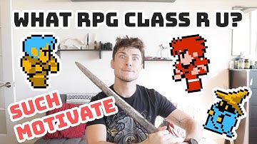 What RPG Class are you? Dorky Motivation!