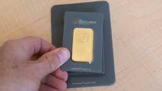 Minted Gold Bars a great alternative for bullion investors