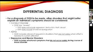 Oppositional Defiant Disorder