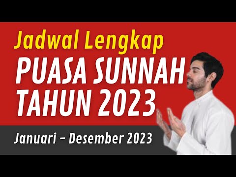 Jadwal Lengkap Puasa Sunnah 2023 ( Ayyamul Bidh, Arafah, Asyura, Tasu&#39;a dll )
