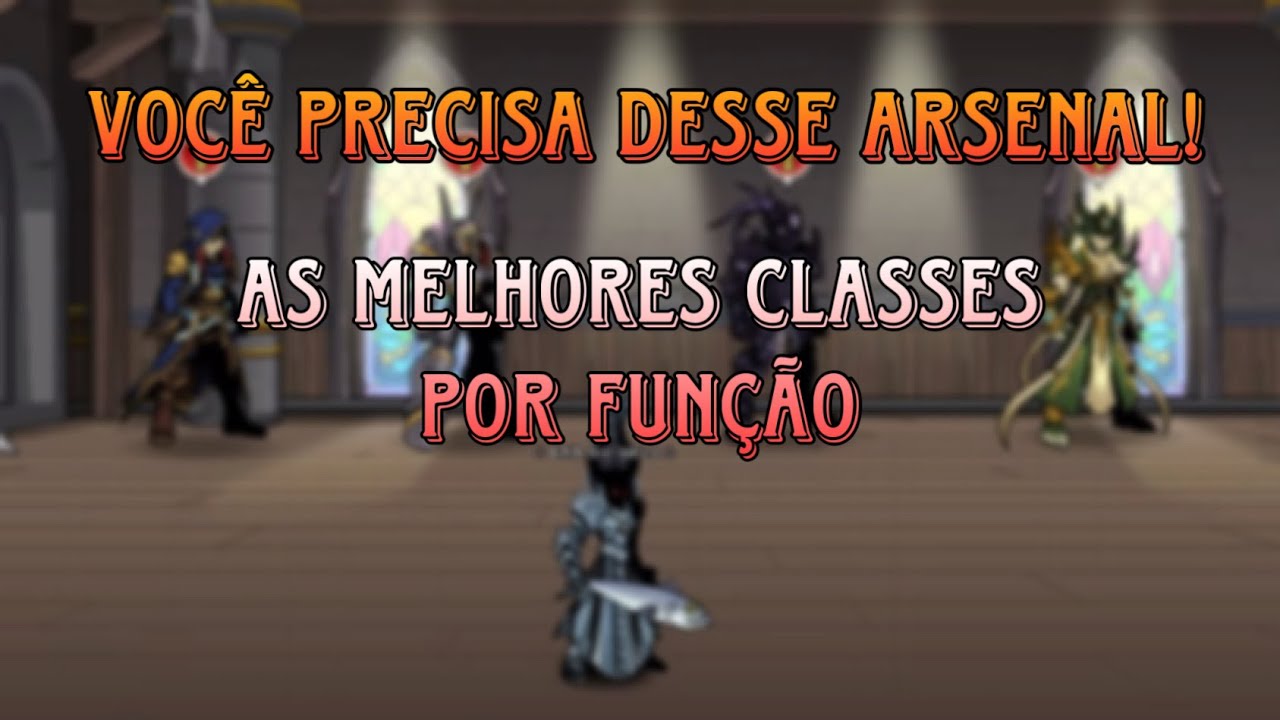 AS MELHORES CLASSES DO AQW - SOLO, FARM, SUP, CHRONO