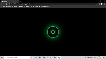 Glowing Circle Loading Page Animation - Css Animation Effects - Pure CSS Tutorial