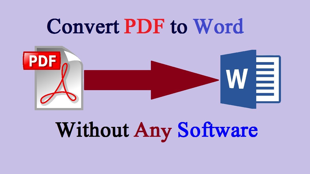 converting pdf to word document for editing