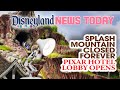 Splash Mountain Closed Forever at Disneyland, Tiana Updates, PIXAR Hotel Lobby Opens