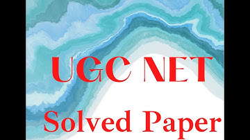 UGC NET (UGC NTA NET) Library Science Solved Question papers