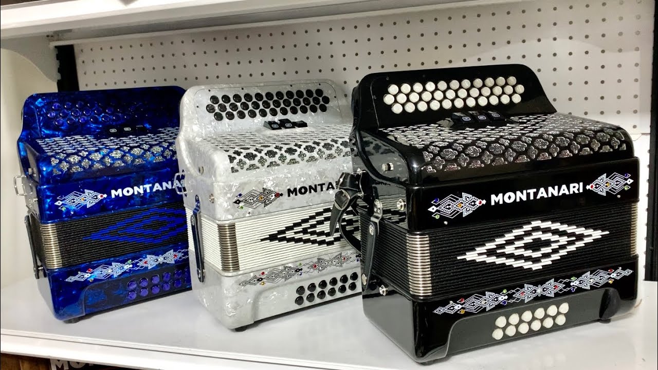 Acordeones Montanari de 3 registros nuevos en venta YouTube