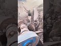 Powerful Giant Breaking Massive Stone 💥Great Man Smashing Huge Rock