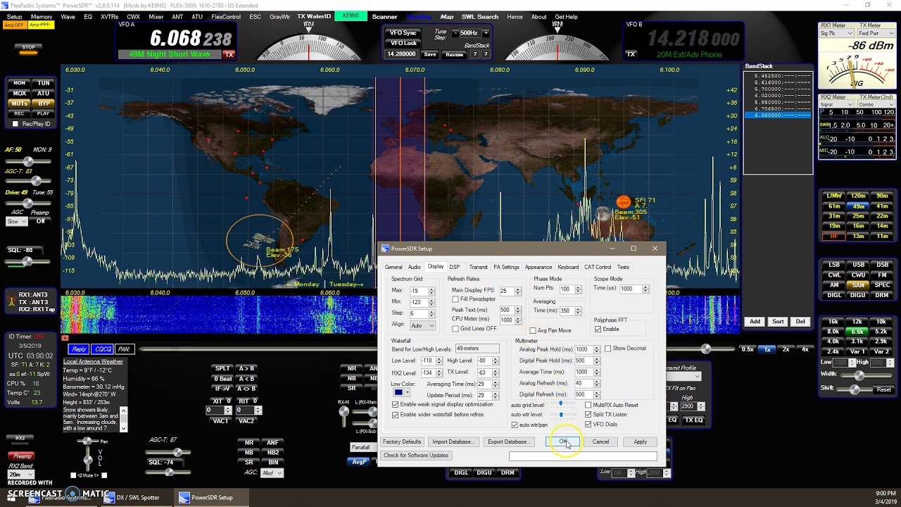 PowerSDR ke9ns v2.8.0.114 updates - YouTube