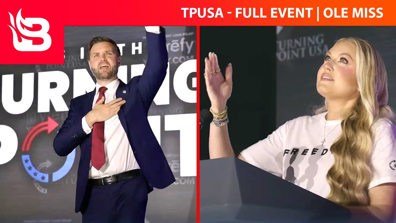 FULL EVENT: JD Vance & Erika Kirk Speeches + Q&A with Students at TPUSA Ole Miss | (10/29/25)