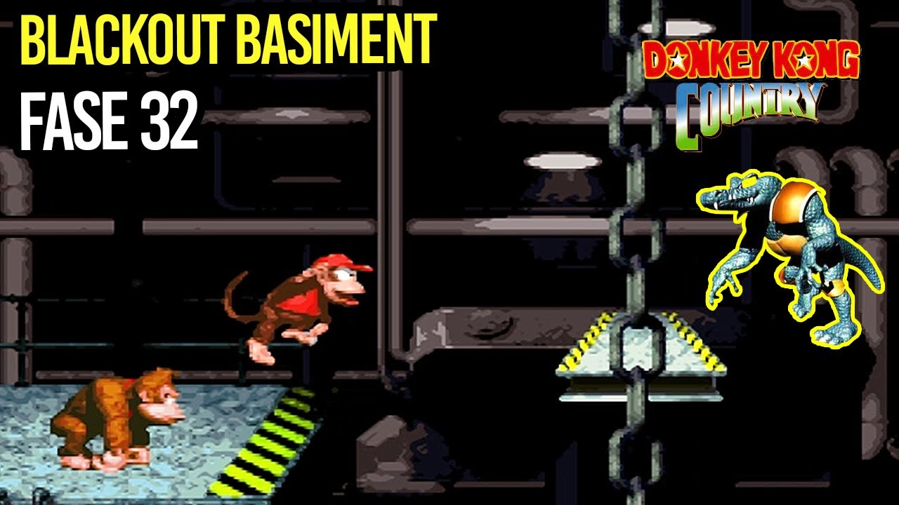 DONKEY KONG COUNTRY Blackout Basiment Fase 32 YouTube