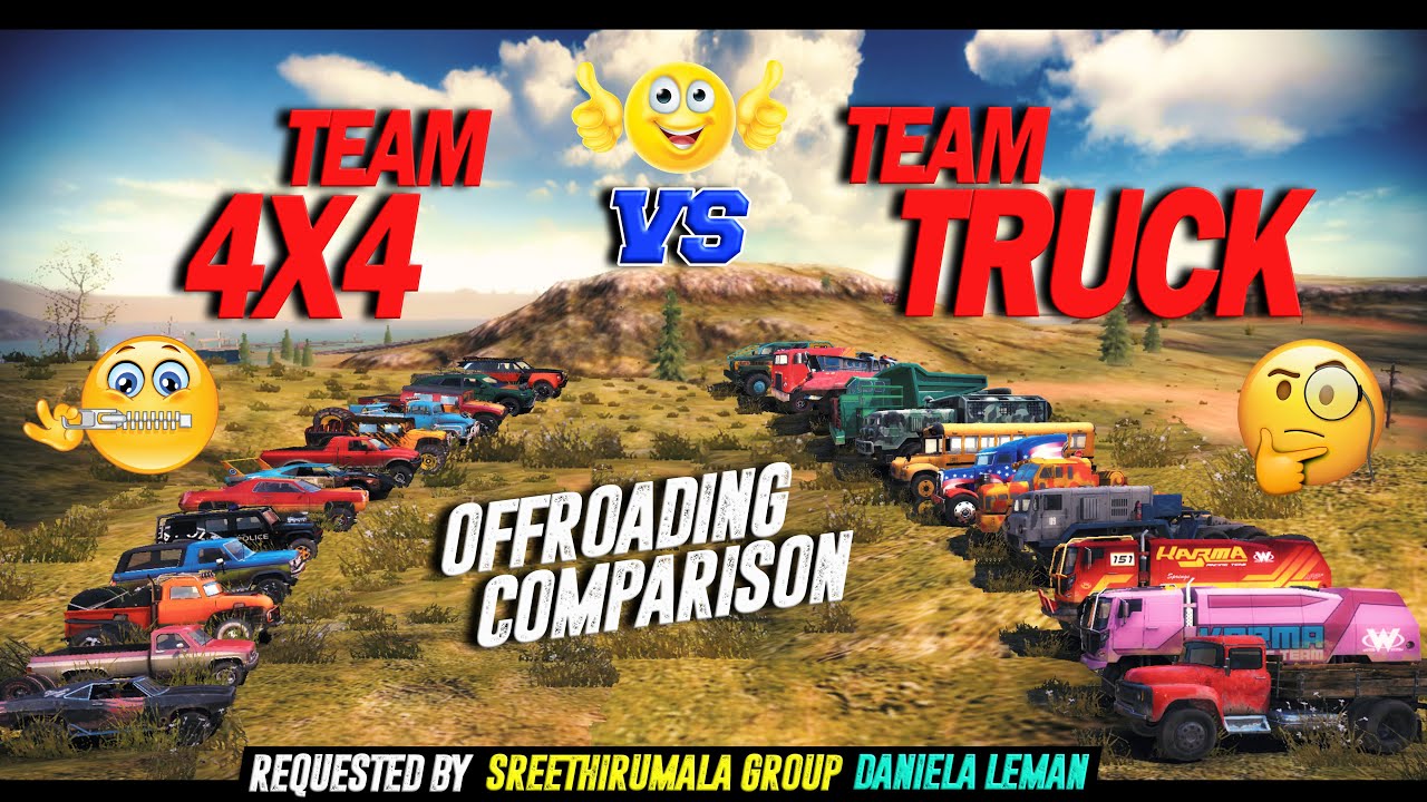 4x4 vs TRUCKS Off The Road | INFINITE OTR OFFROADING COMPARISON 2024 ...