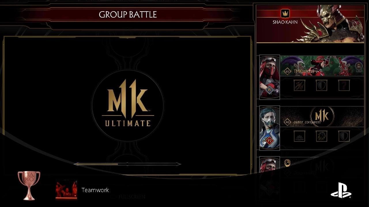 Mortal Kombat 11 PS5 Teamwork Trophy