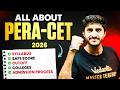 All About PERA-CET 2026 | Eligibility, Syllabus, Exam Pattern &amp; Complete Details | Govind Sir