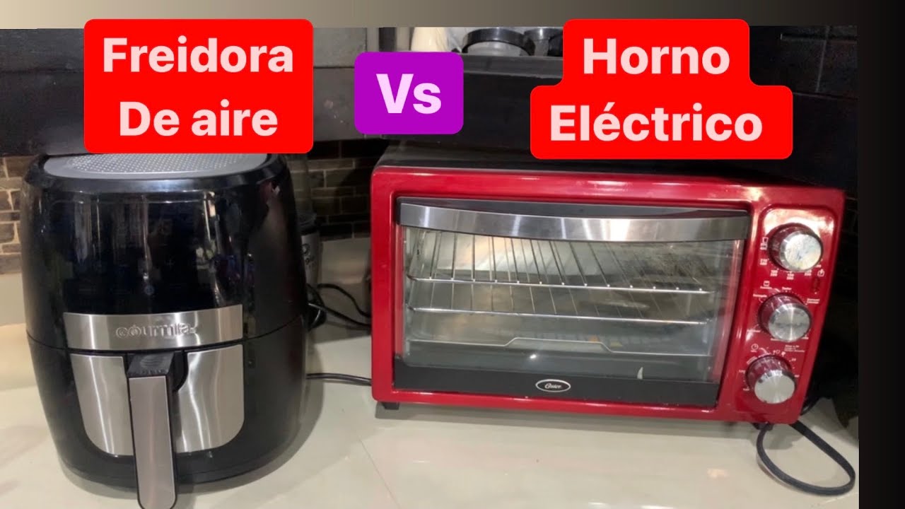 Freidora de aire Gourmia vs horno eléctrico de turbo convección Oster. Cuál  es mejor ? - YouTube