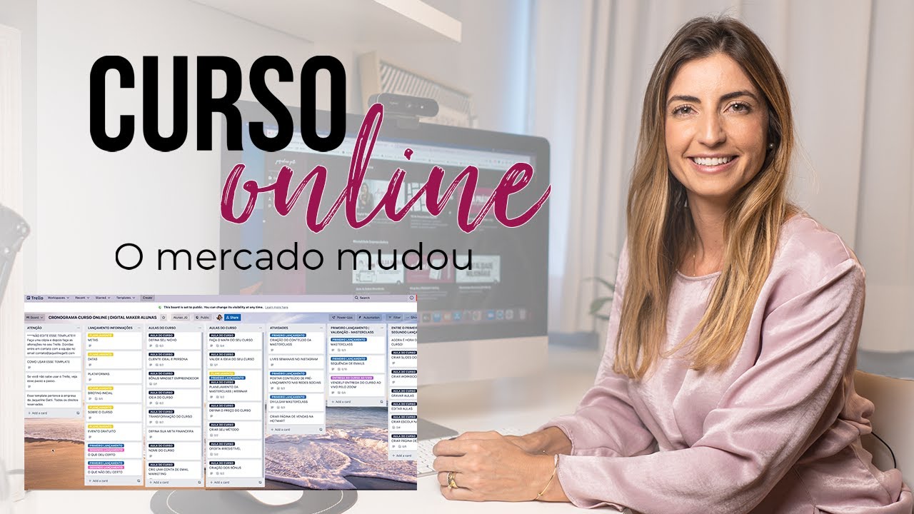 Como criar um CURSO ONLINE do zero - YouTube