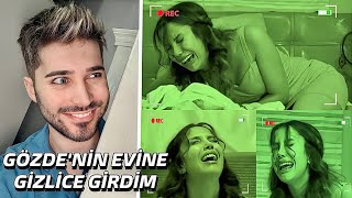 GÖZDE'NİN EVİNDE GİZLİCE KALIP KORKUTTUM ?! ( POLİSİ ARADI )