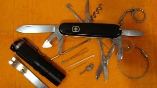 Victorinox Explorer black 1.6705.03 или любимый едс нож и мнение о городских ножах в целом.