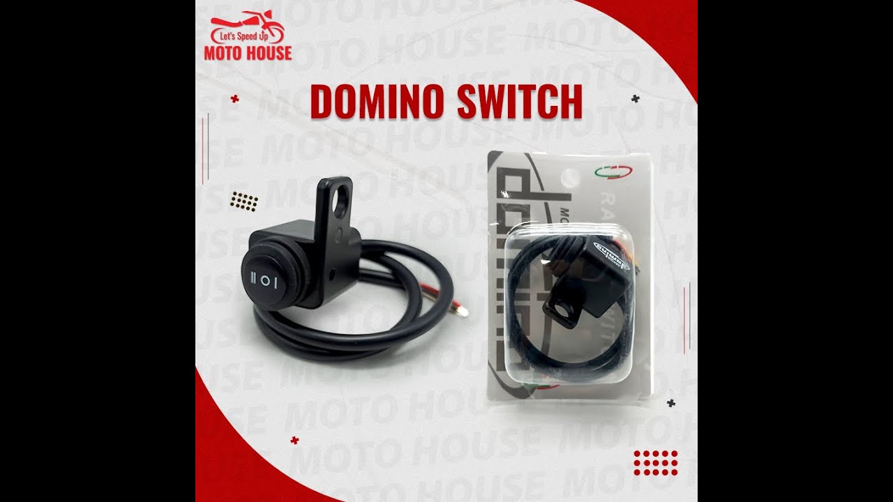 Domino Switch For Bike One Switch 2 Functions - YouTube