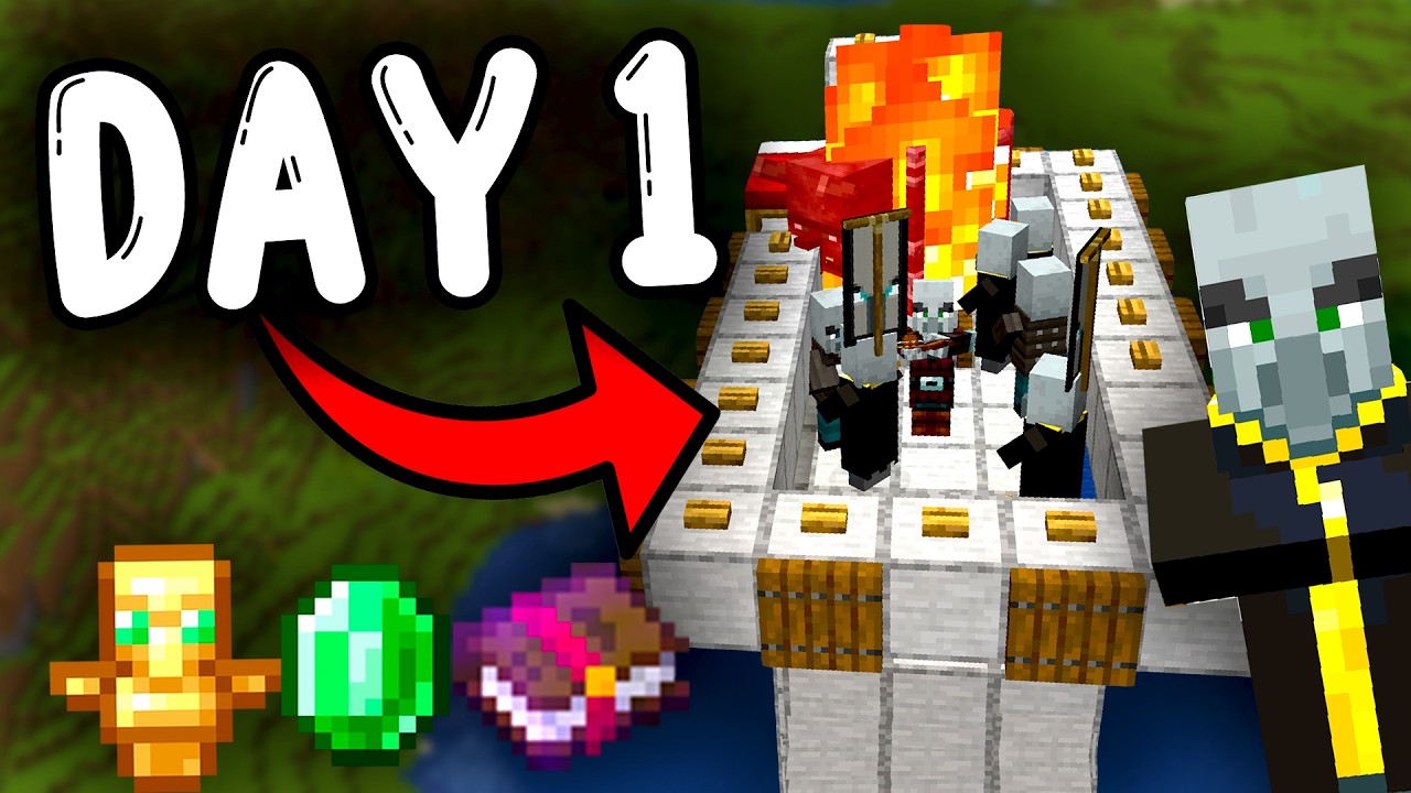 САМАЯ ПРОСТАЯ РЕЙДОВАЯ ФЕРМА ОПЫТА в Minecraft 1.21+!