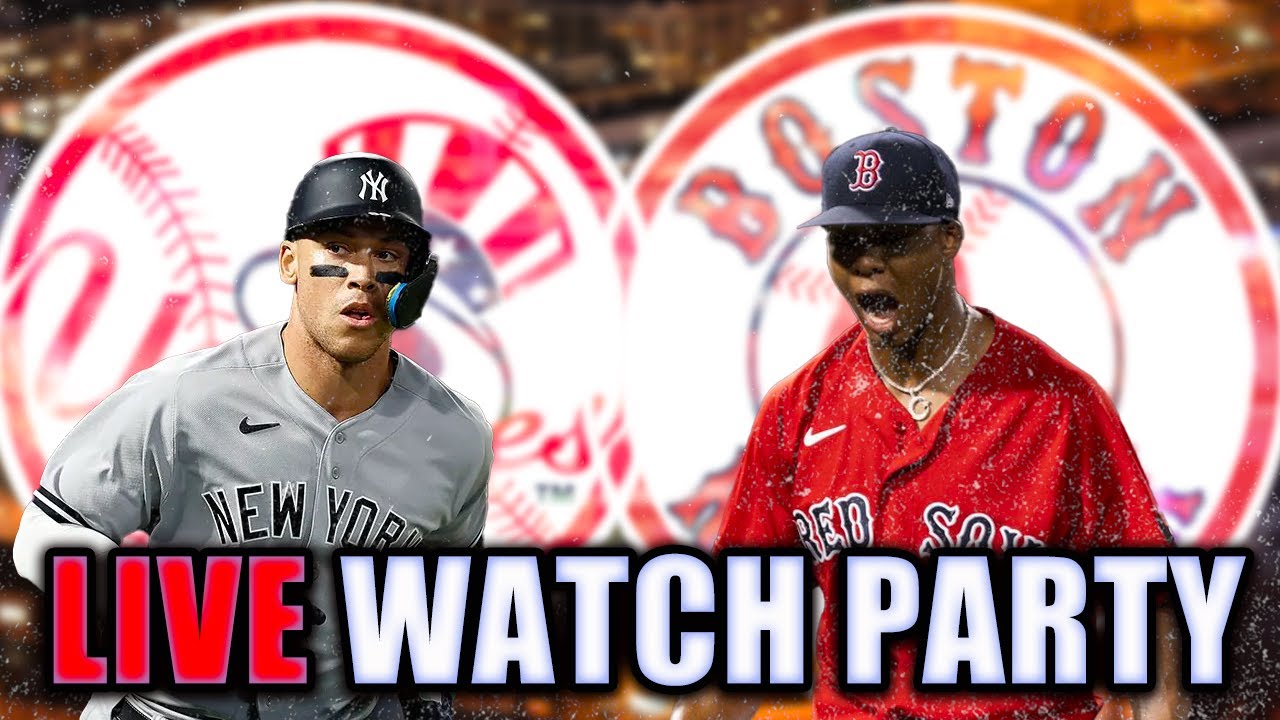 *LIVE* RED SOX VS YANKEES WATCH PARTY!! YouTube