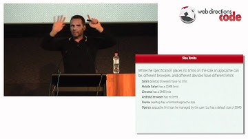 Getting off(line): appcache, localStorage for HTML5 apps that work offline - John Allsopp