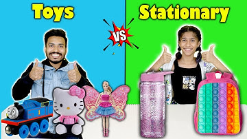Amazing Toys Vs Stationary Challenge | Fun Challenge | Pari