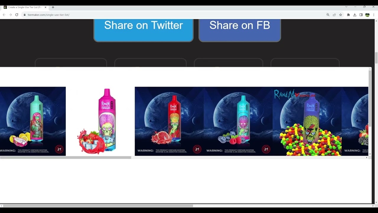 A Serious R&M Vape Tier List