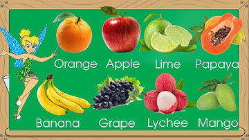 Dạy bé học tiếng anh qua các loại trái cây, hoa quả quen thuộc nhất, nhận biết trái cây - Thanh nấm