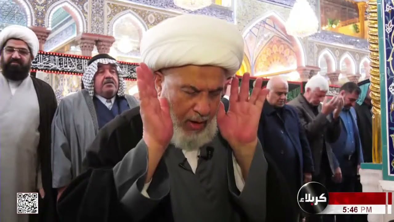 اذان المغرب وصلاة الجماعة بإمامة الشيخ عبد المهدي الكربلائي من كربلاء المقدسة