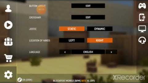 pro settings in block post mobile