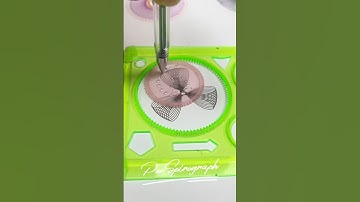 black!⚫  #spirograph #satisfying #shorts