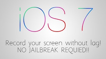 [OUTDATED] [NO JAILBREAK] Record iOS 7 screen no lag!