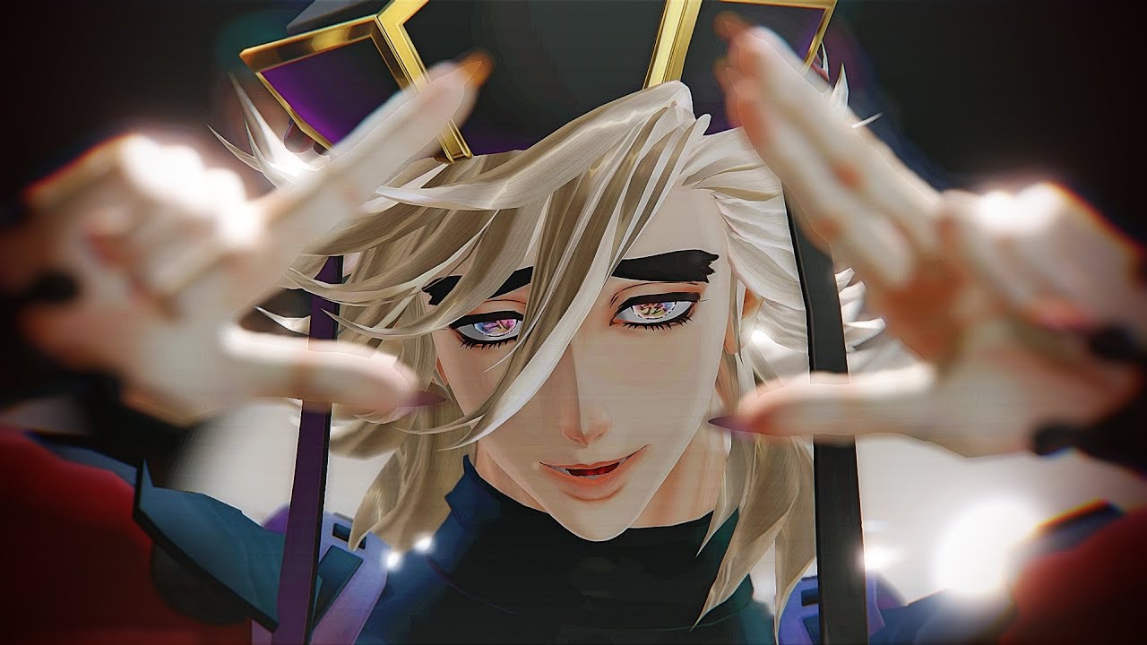 ୨୧鬼滅の刃୨୧童磨 ブロマイド 上弦集結 ufotable cafe③ キャラカード 童磨(ピースサイン) 「鬼滅の刃 刀鍛冶の里編