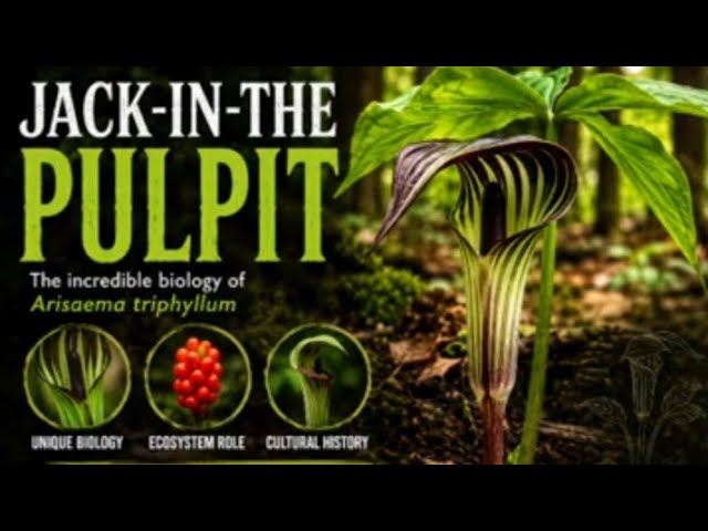 Arisaema sikokianum - Japanese Jack-in-the-Pulpit Video from