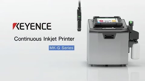 Self-Troubleshooting Continuous Inkjet Printer (CIJ) | KEYENCE MK-G Series