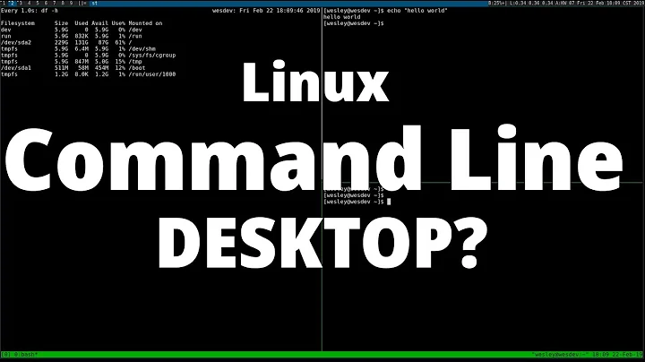 IMPROVE your command line game with a TERMINAL MULTIPLEXER - but maybe not TMUX or SCREEN