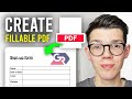 Create Fillable PDF Forms: Complete Guide