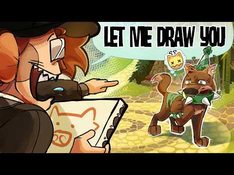 DRAWING STRANGERS IN ANIMAL JAM