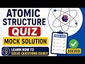 Class 11 Atomic structure Quiz Mock Solution #chemistry #class11 #atomicstructure #neet