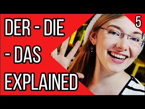 Learn German - Episode 5: The German Articles/Genders (der, Die, Das)
