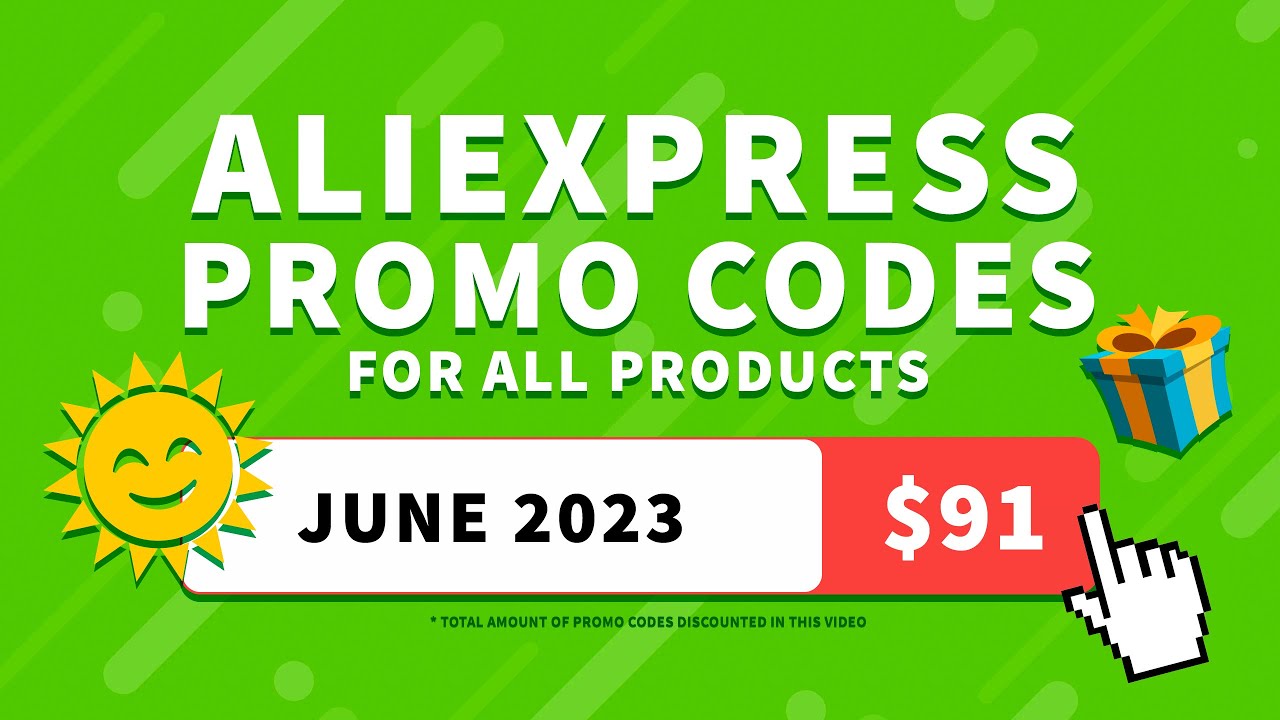 AliExpress Promo Codes June 2023 Summer Sale Save up to 91! YouTube