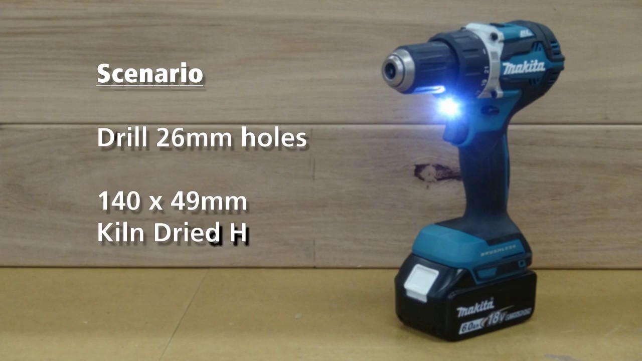 DDF484 - Makita's middleweight champion put to the test! - YouTube