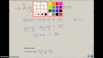 1.2 Linear Equations and Rational Equations (Part 1)