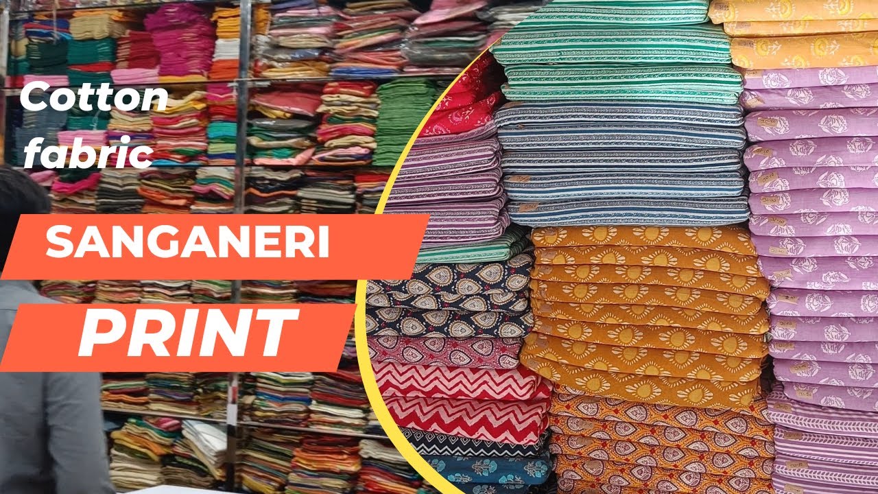 Jaipur Fabric Cotton Fabric Bagru Print Fabric Sanganer Jaipur